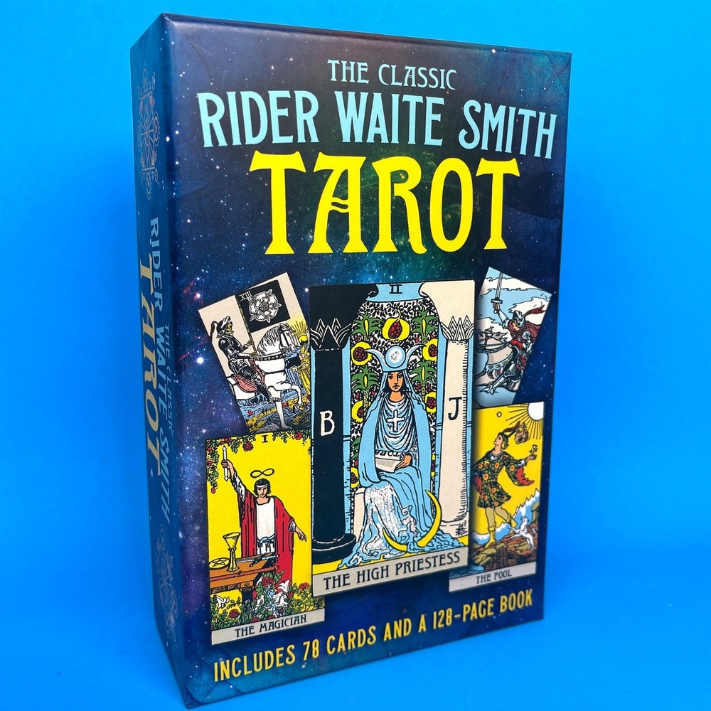 Arcturus The Classic Rider Waite Smith Tarot Deck Blue Multi New Sealed